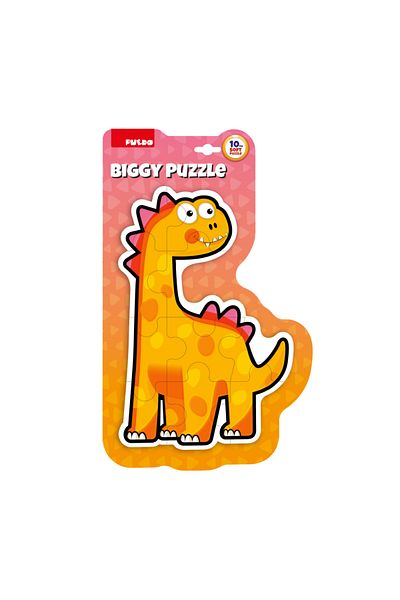 PUEDO TOYS EVA FOAM PUZZLE, MAXI WITH 10 PIECES, ORANGE, PUEDO