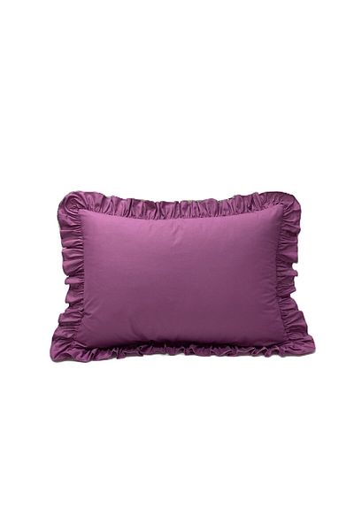 LILYUM Home 100% Cotton Frilly Pillow Case 50X70 cm (1 Pcs)