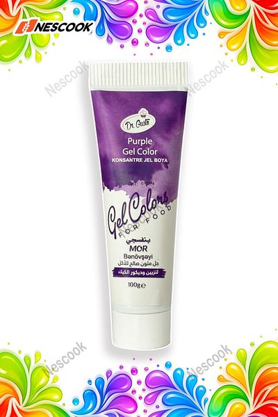 nescook Purple Tube Gel Paint 100 Gr