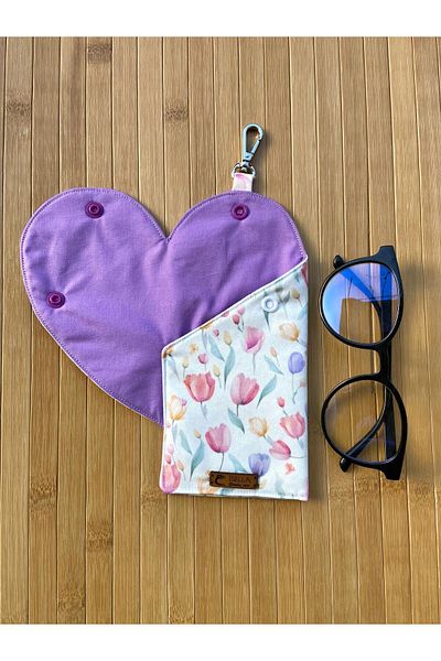İsella Heart Glasses Case - Tulip Model