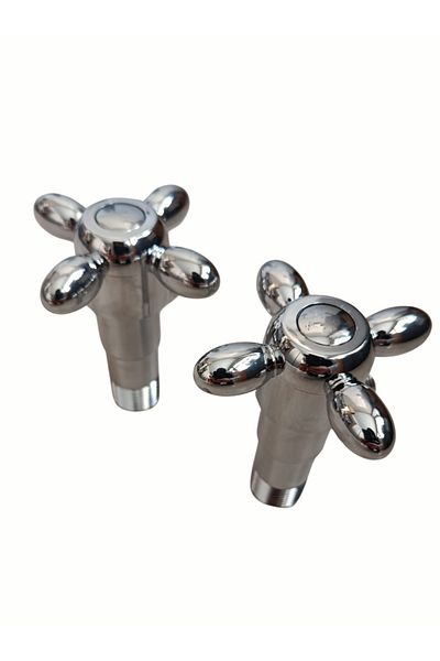RUDİ ARMATÜR Chrome Plated Luxury 2 Pieces Intermediate Faucet