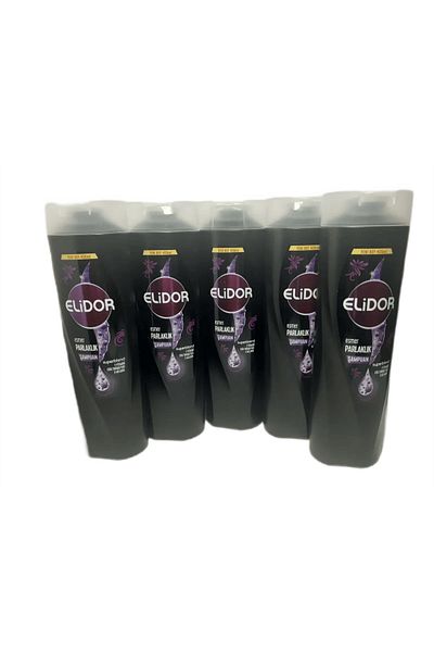Elidor ELIDOR Brunette Shine Shampoo - 400 ML x 5 Pieces