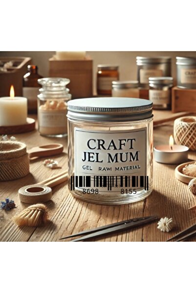 Eymen Hobi 1 KG Jel Mum Hammaddesi El Yapımı Mumlar İçin Şeffaf ve Yüksek Kal...