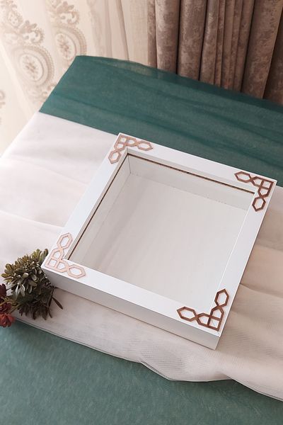 Verda Çerçeve 20x20x5 cm New Fashion Flower Pattern Memory Frame