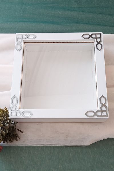 Verda Çerçeve 20x20x5 cm New Fashion Flower Pattern Memory Frame