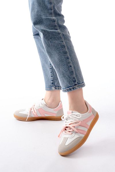 İNFON Infon M-6005 Powder Garni Lace Thermo Sole Casual Women's Sports