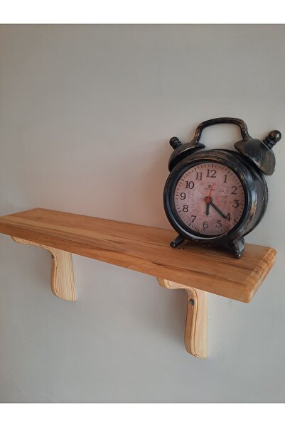 handwood Ahşap Duvar Rafı 50cm Çam Ağacı 13cm Derinlik