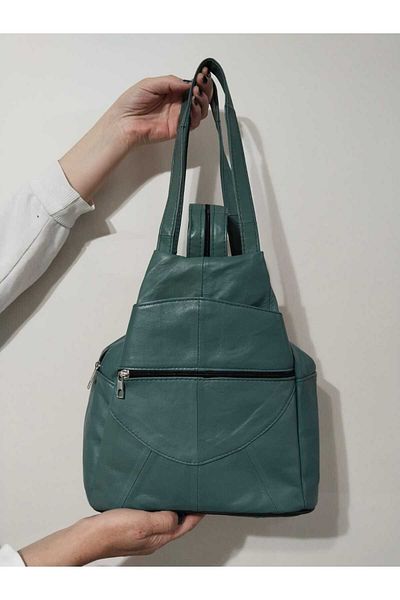 atter Rucsac de lux pentru femei din piele naturală cu design special