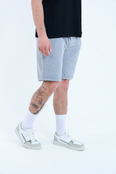 TKT Erkek Penye Şort Regular Double Paça Yan Cepli