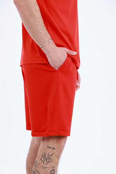 TKT Erkek Penye Şort Regular Double Paça Yan Cepli