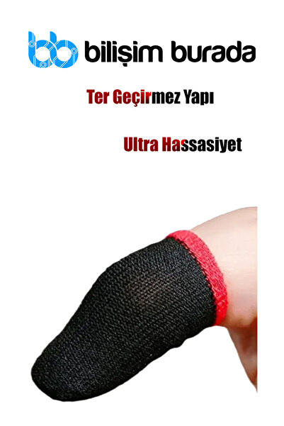 İMEXTECH Bilişim Burada Pubg Oyun Eldiveni Ter Geçirmez 1 Çift 2 Adet Parmaklık