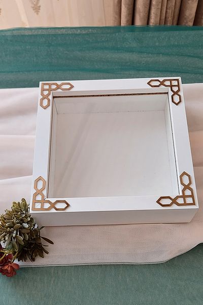 Verda Çerçeve 20x20x5 cm New Fashion Flower Pattern Memory Frame