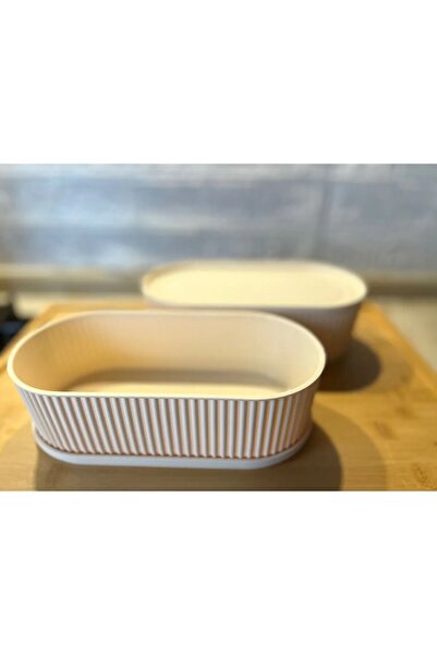 Online Kapında Set of Stackable Practical Storage Containers with Elastic Band 2X Pieces (1100 ml)