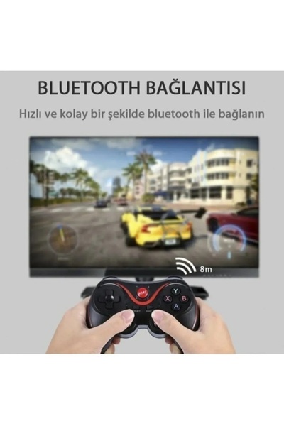 İMEXTECH X3 PUBG Kablosuz Standlı Gamepad Telefon Standlı Android, PC, PS3 Uyumlu