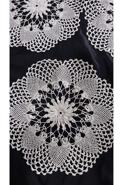 Papatyam Hand Knitted 3 Pcs Medicine Business 25cm Diameter Lace / Vintage / Dowry Cotton