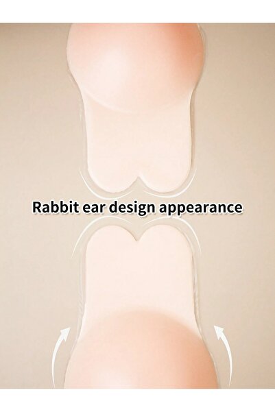 RENKLİFİRSATLAR Skin Silicone Rabbit Ear Breast Lifter Nipple Concealer Sutien adeziv din silicon