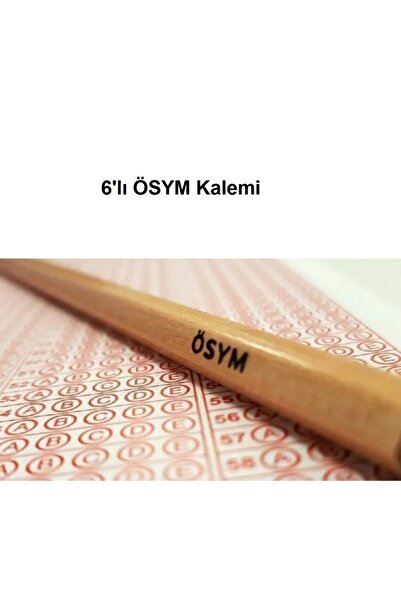 KarmaOfis 2,5B Dereceli ÖSYM Kurşun Kalemi 6"li