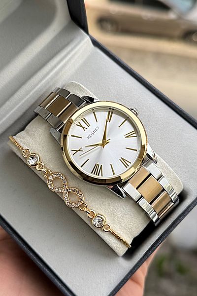 Homies Women's Wristwatch with 2 Years Warranty Gift Box and Bracelet