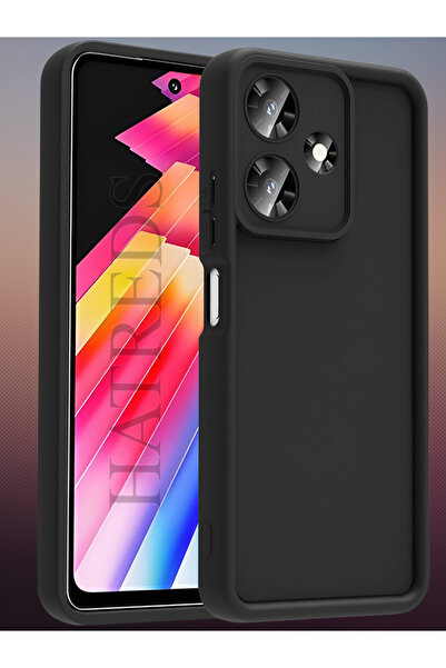 Hatreds İnfinix Hot 30İ Kılıf Kamera Korumalı Kenar Çıkıntılı Soft Renkli Sil...