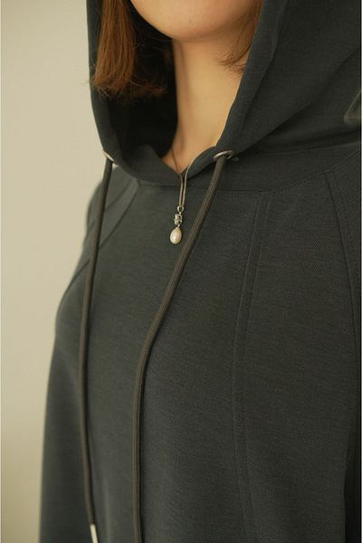 Marjita Hooded Pocket Hijab Double Pants Tracksuit Set