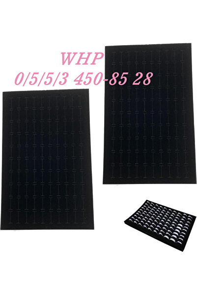 ÇUKUROVA ÜTÜ 100 lü Yüzük Süngeri SİYAH 18 cm X 28.5 CM X 1.5 CM