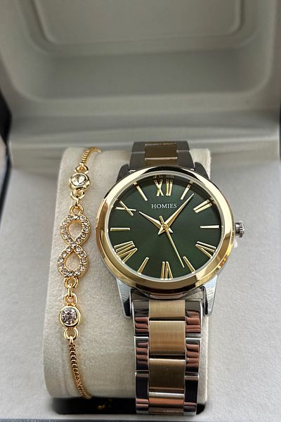 Homies Woman Wristwatch 2 Years Warranty Box and Bracelet