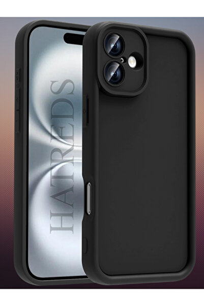 Hatreds Apple iPhone 16 Kılıf Kamera Korumalı Kenar Çıkıntılı Soft Renkli Sil...