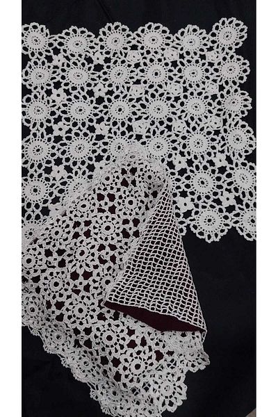Papatyam Hand Knitted Crochet 2 Sizes and Garments: Lace / Dowry and Flush-Cotton
