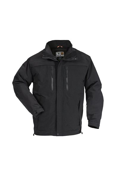 5.11 Tactical Men's Black Zippered Bristol Coat