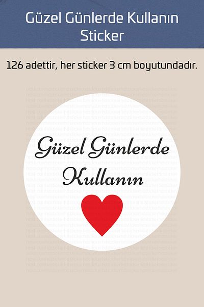 hdsticker 126Pcs 3cm Use in Beautiful Days Sticker Round Nice Day Sticker for Packaging Packing Shipping 2