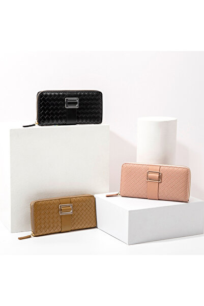 ETG Women's Diamond Pattern Long Wallet 19.5*10*2.5cm