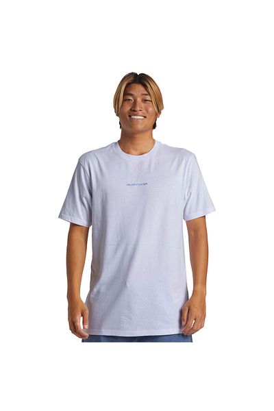 Quiksilver Ανδρικό λευκό μπλουζάκι - Surf Safari Moe, Casual Style, Aqyzt09539-10