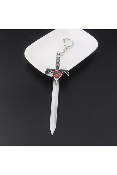 Choice سلسلة مفاتيح 03 Thundercats Sword Of Omens الكرتونية Thundera Weapon Eye Of Thundera سلسلة مفاتيح معدنية للرجال