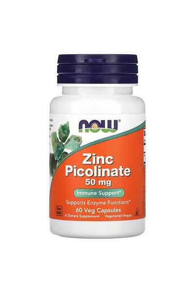 Now 50 Mg Zinc Picolinate, 60 Veg Caps