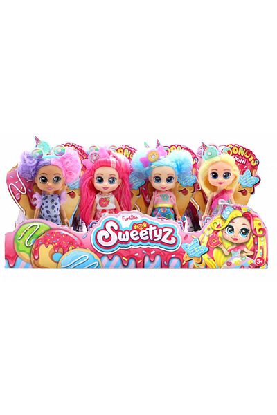 SWEETYZ Păpușă mini în con, mod divizat, 12 cm