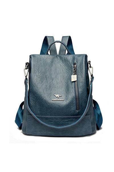 delis Rucsac Dama Carina Gt2164, Antifurt, Albastru