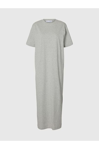 Selected Femme Kleid mit kurzen rmeln Maxi