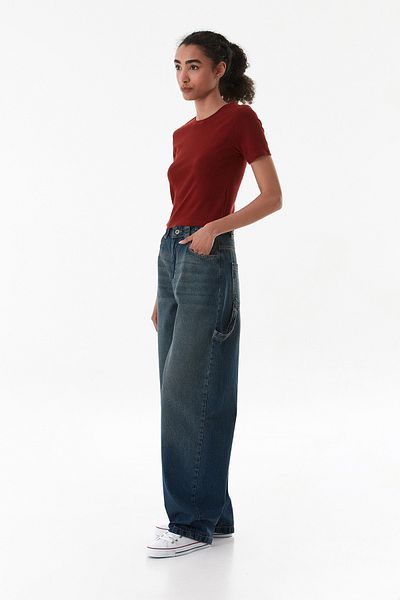 Fulla Moda Tricou de bază cu decolteu