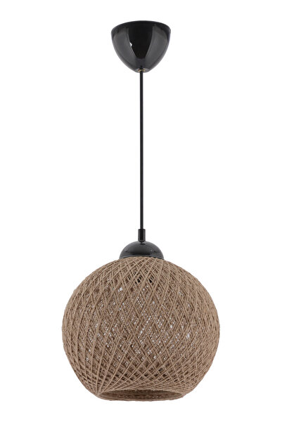 Genel Markalar 20 cm ip jüt renkli tekli sarkıt, şık ve doğal dekoratif ürün