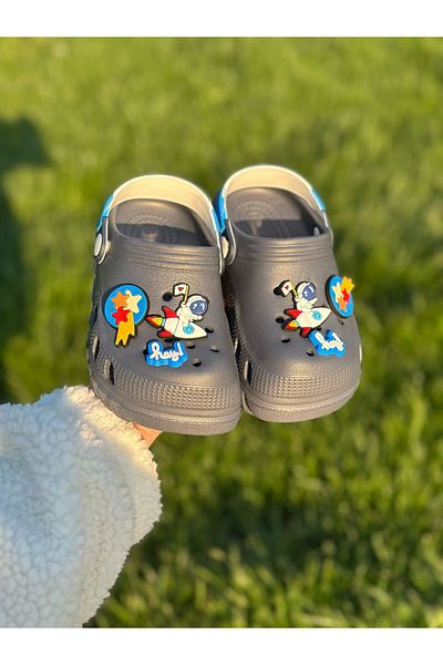 Bold Boutique Figured Children's Slippers, Sea Pool Slippers, Beach Slippers, Kindergarten Slippers, Non-Slip Sole