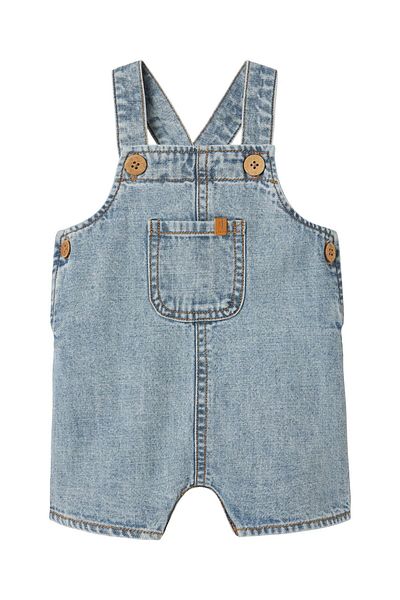 Lil' Atelier Baby Overall Denim