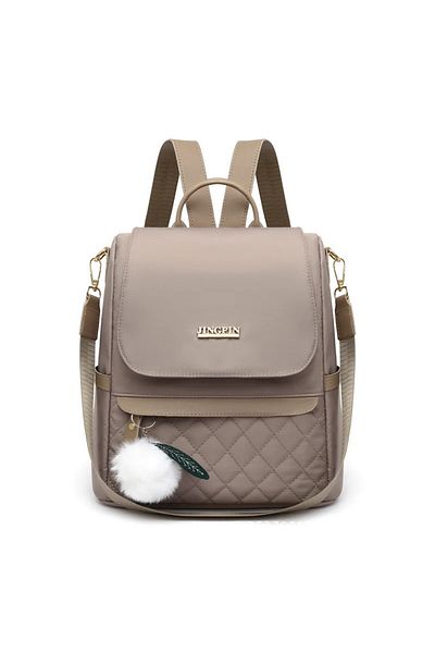 delis Women's Backpack, Corisande Gt2620, Anti-Theft, Beige