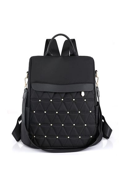 delis Women's Backpack, Cleodora Gt2615, Anti-Theft, Black