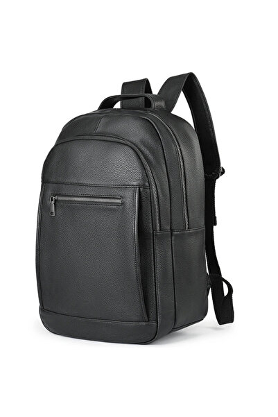 delis Rucsac Unisex, Lazarus Gt2735, Piele Naturala, Negru