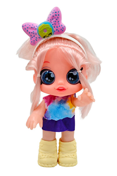 Global Toys Renkli Şeker Kız Konuşan Roza Bebek (30 cm)