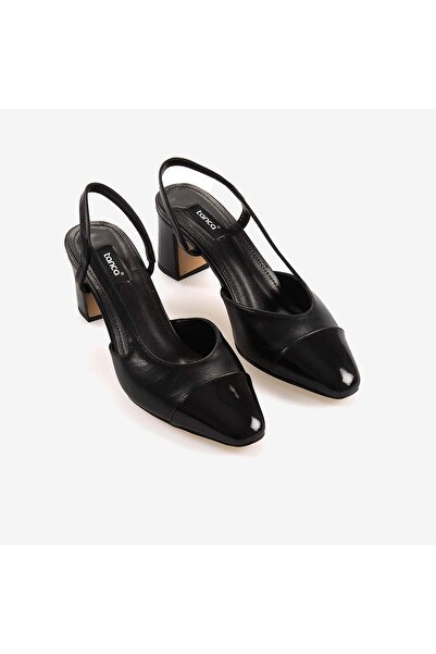 KEMAL TANCA Genuine Leather Women's Heeled Shoes 3002