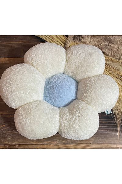 happyteks boutique Blue Daisy Pelenus și minge Kıralent