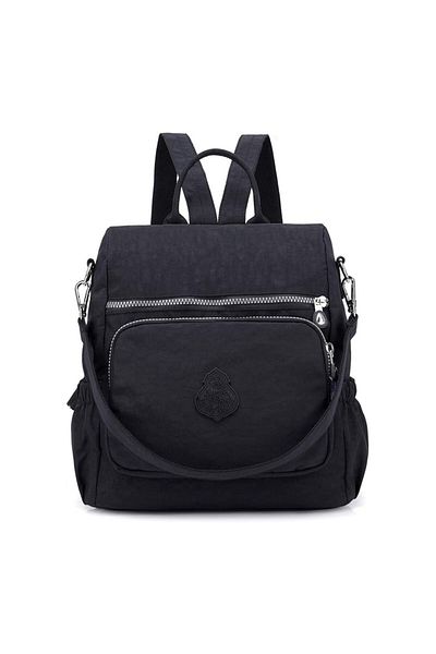delis Aila Gt1842 Women's Backpack, Anti-Theft, Textile Material, Black