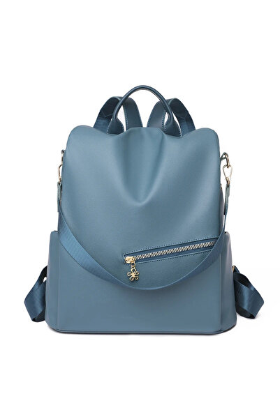 delis Дамска раница, Thessaly Gt3061, против кражба, синя