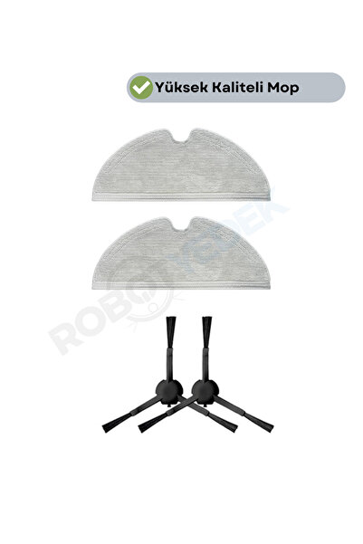 robotyedek Xiaomi Mop 2 Pro 3D - Dikkatalı Plus Global, 4 bucăți de mop de sc...